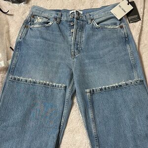 NWT Re/Done High Rise Loose Jeans. Size 27